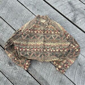 Vintage 80s Button Front Shirt